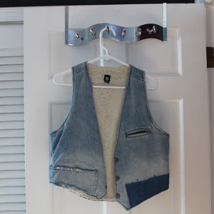 Urban Outfitters Jean and fur vest!